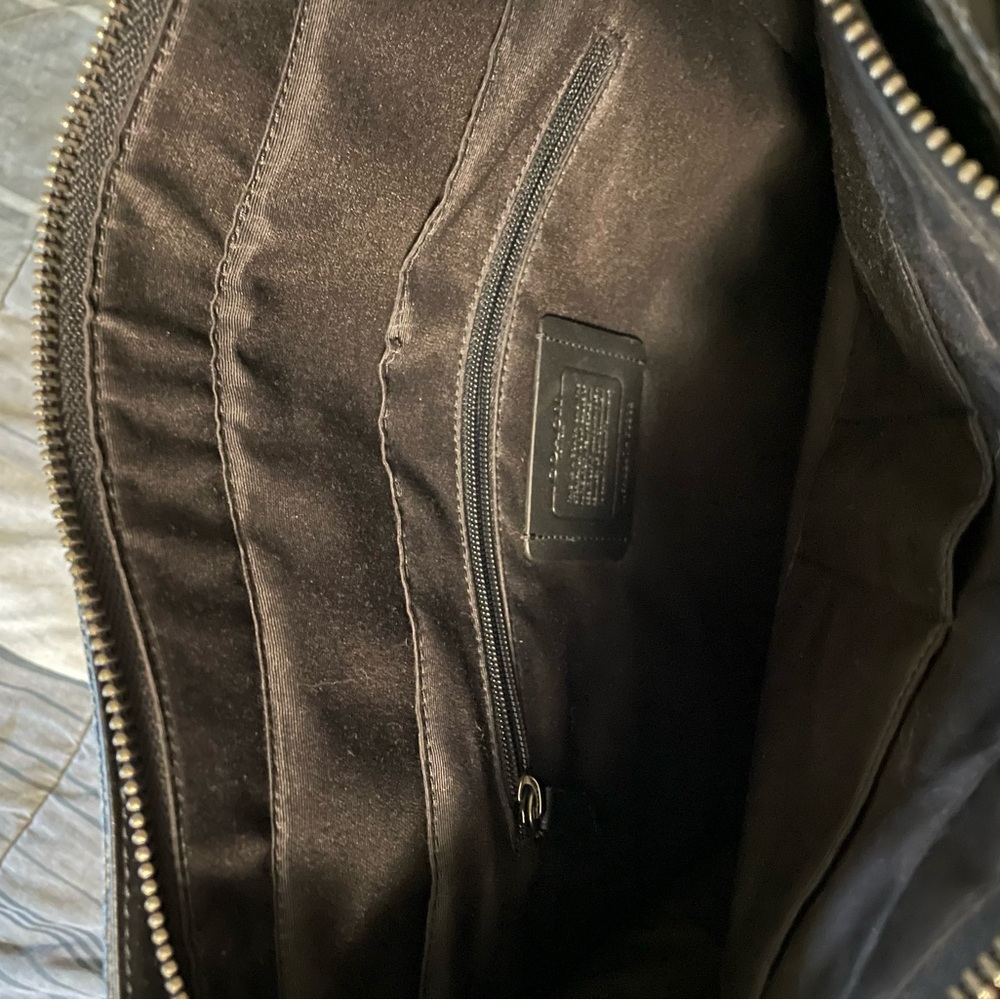 Coach Graham Structured Tote Bag in Signature Canvas in Charcoal/ Black C3232 - Picture 12 of 13